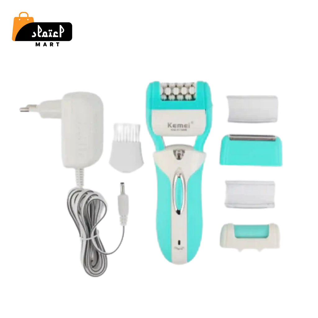 Kemei KM-6198B 3-in-1 Electric Epilator & Shaver for Women