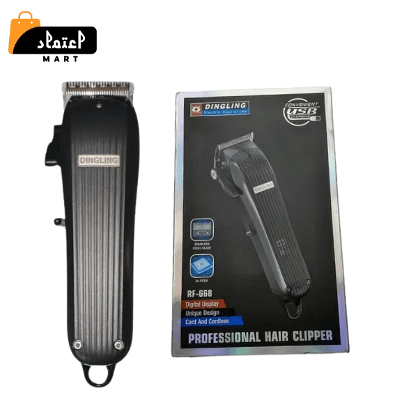 Dingling RF-668 Professional Cordless Hair Clipper for Men