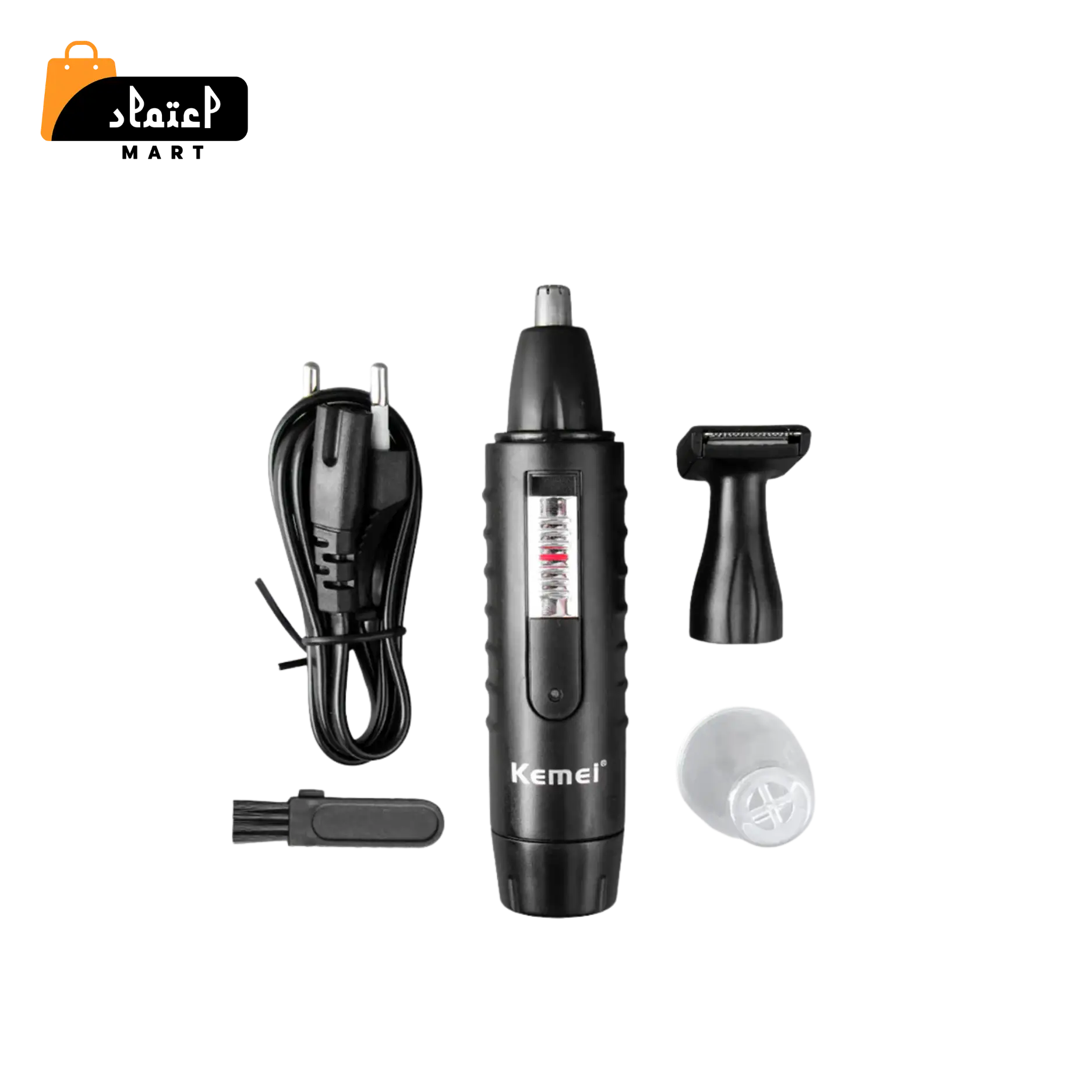 Kemei KM-9688 2-in-1 Rechargeable Hair & Nose Trimmer for Men & Women