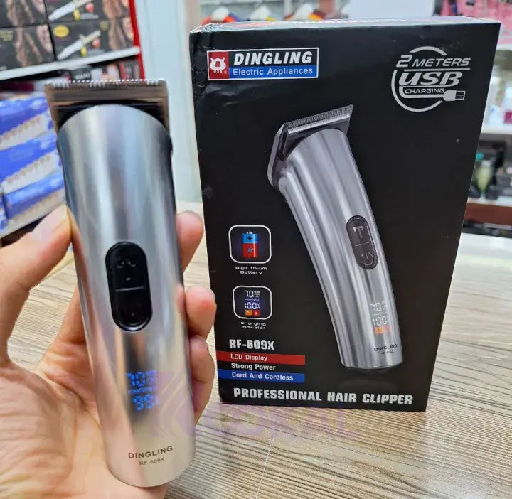 DingLing Pro RF-609X Professional Electric Hair Clipper for Men