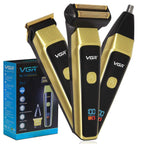 VGR V-366 3 in 1 cordless Beard shaver for Men