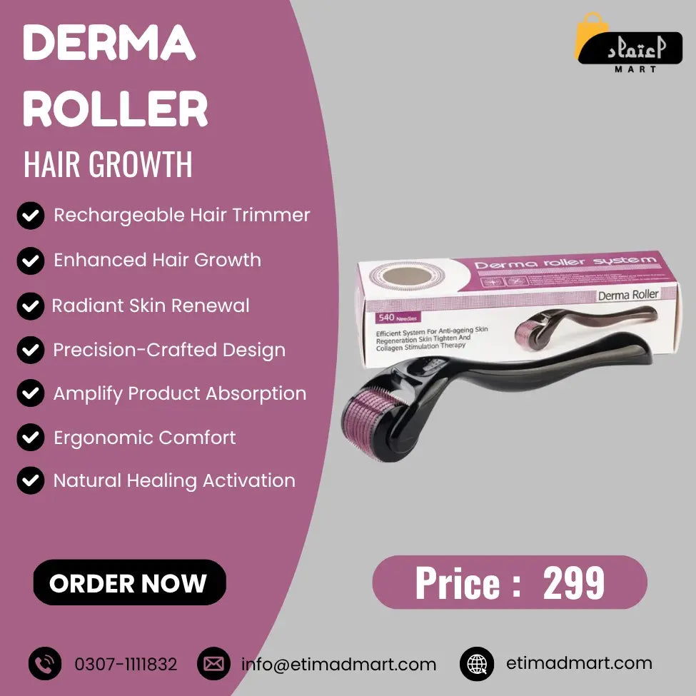Best Derma Roller for Hair Growth, Thicker, Fuller Hair