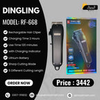 Dingling RF-668 Professional Cordless Hair Clipper for Men