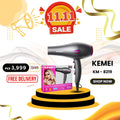 Kemei KM-8219 Hair Dryer with Diffuser & Ionic Technology