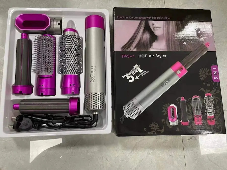 5 in 1 Hot Air Styler – Multi-Functional Hair Dryer Styling Tool
