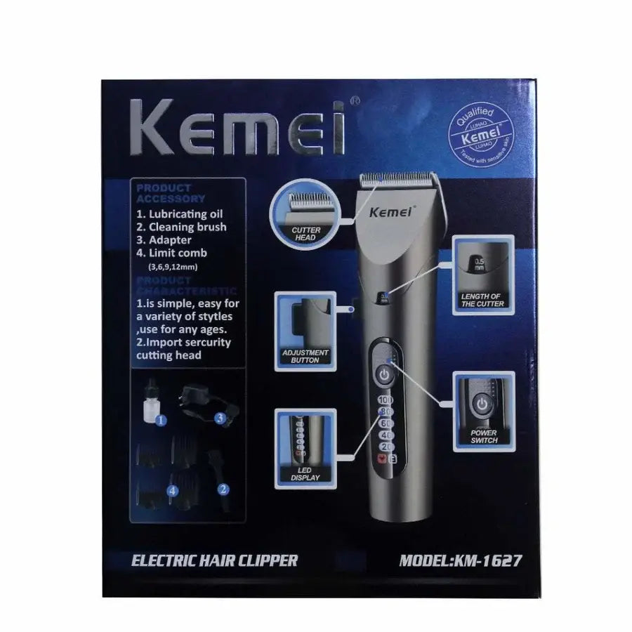 Kemei KM-1627  Beard & Hair Trimmer for Home & Salon