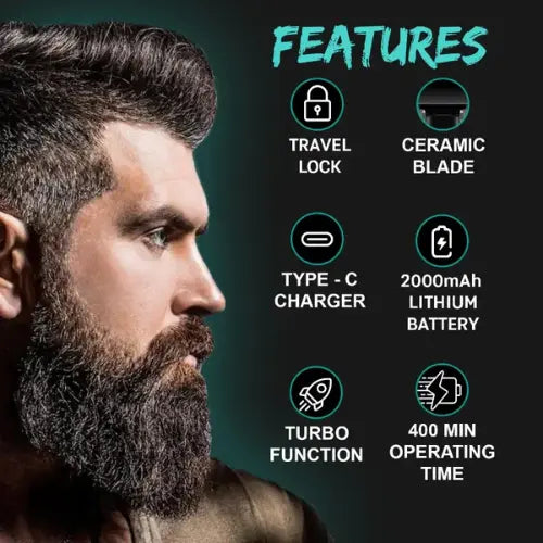 VGR V‑987 Cordless Hair Trimmer for Men
