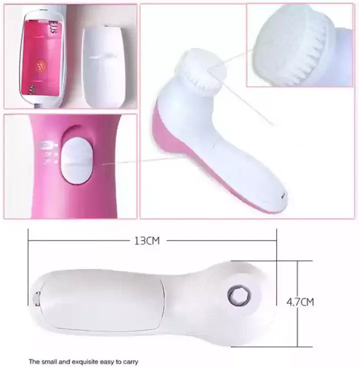 Kemei AE-8782 5 in 1 Electric Face & Body Massager