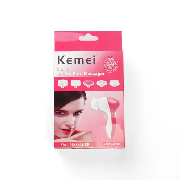 Kemei AE-8782 5 in 1 Electric Face & Body Massager