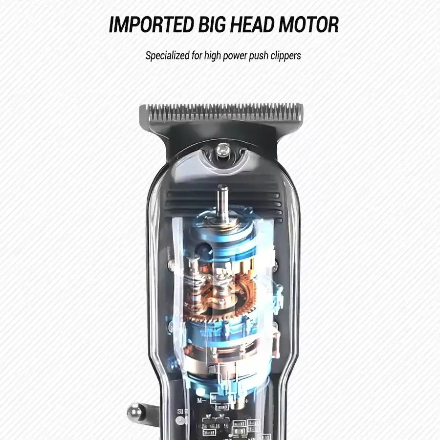 LT 808 Transparent Body Beard Trimmer & Hair Clipper