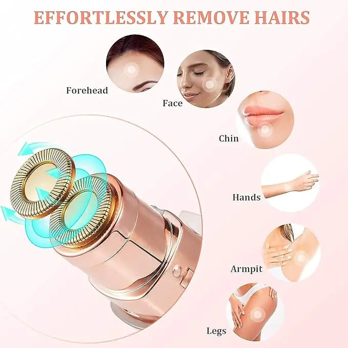 Flawless HX-203B  2 in 1 Eyebrow Trimmer/Shaver For Ladies