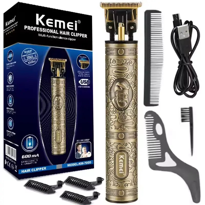 Kemei KM-700D Professional Hair Clipper & Trimmer for Men