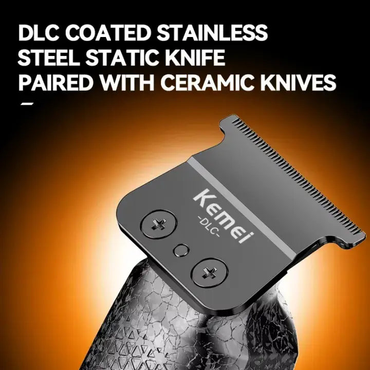 Kemei KM-1741 Cordless Hair Trimmer for Men & Barbers