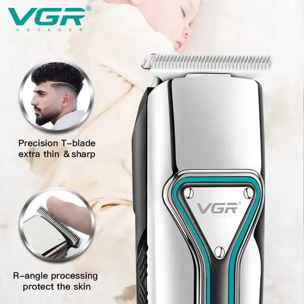 VGR V-008 Hair Trimmer: Precision Cutting, Long Battery Life