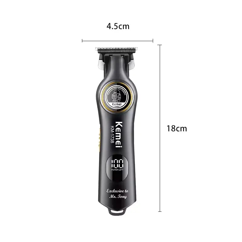 Kemei KM-1738 Cordless Hair Trimmer for Men