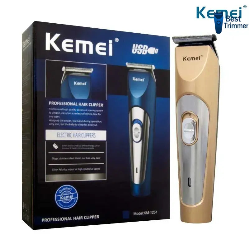 Kemei KM-1251 Professional Cordless Hair Clipper