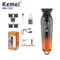 Kemei KM-1741 Cordless Hair Trimmer for Men & Barbers
