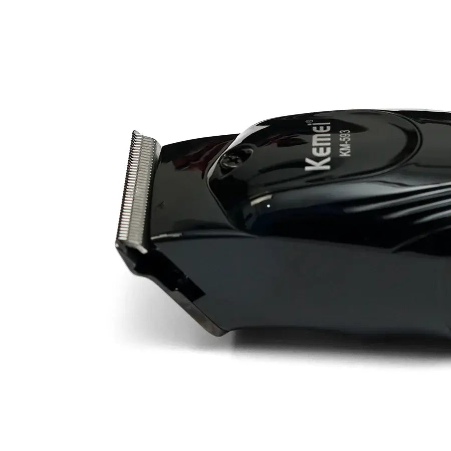 Kemei KM-593 Cordless Hair Trimmer – LED Display & Multi-Speed