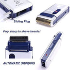 Yandou Electric Shaver : Rechargeable Silver Razor for Men