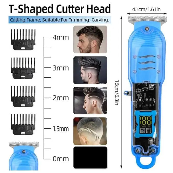 LT 808 Transparent Body Beard Trimmer & Hair Clipper
