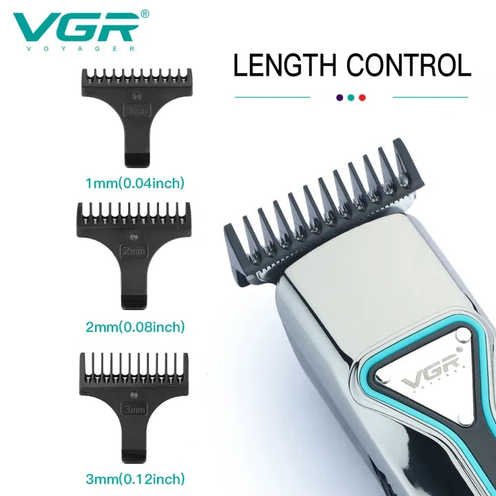VGR V-008 Hair Trimmer: Precision Cutting, Long Battery Life
