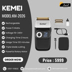 Kemei KM-2026 Hair & Beard Foil Shaver for Men’s