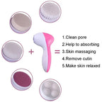 Kemei AE-8782 5 in 1 Electric Face & Body Massager