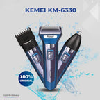Kemei KM-6330 3-in-1 Grooming Kit for Men – Free Shipping
