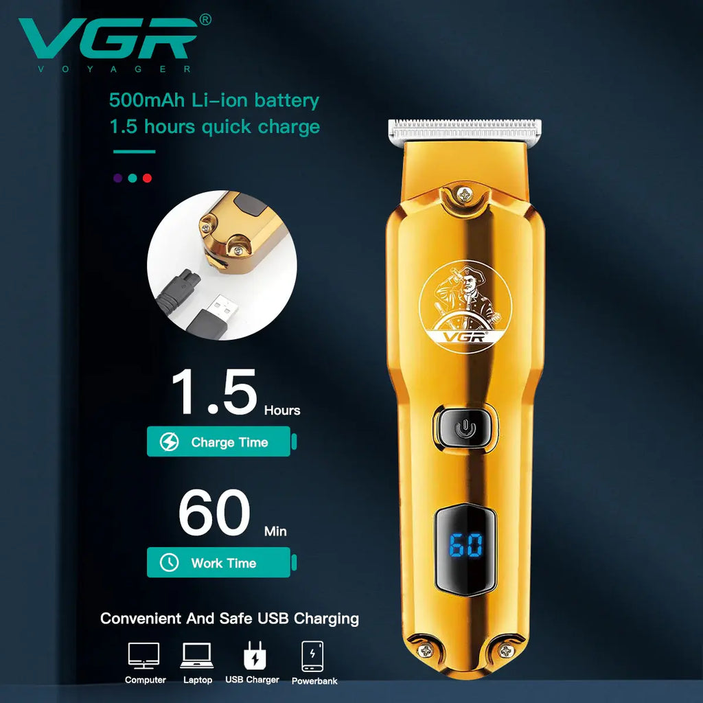 VGR V-927: The Ultimate Waterproof Hair Trimmer for Men