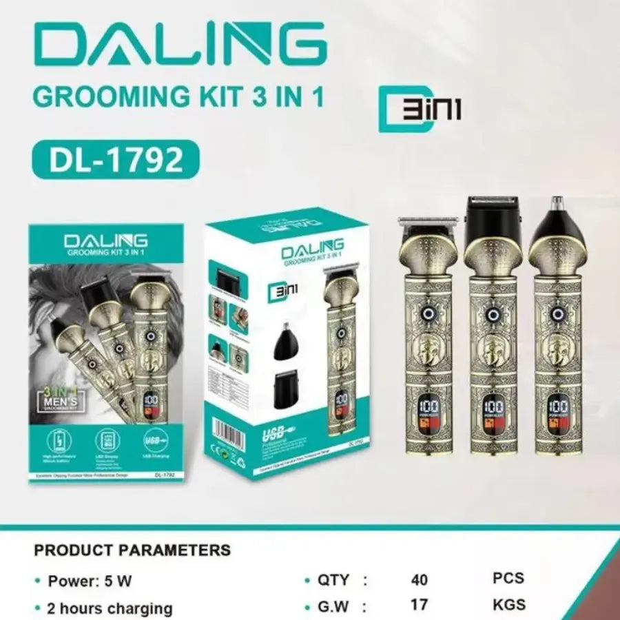 Daling DL-1792 3-in-1 Grooming Kit in Pakistan
