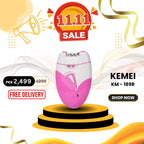 Kemei KM-189A Rechargeable Electric Epilator for Women