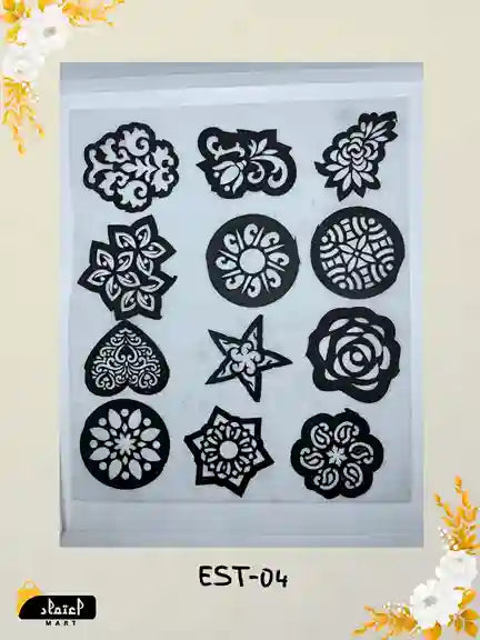 Henna Stencil for Hands – Tikki Designs for Women & Girls