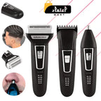 Kemei KM 6558 3-in-1 Electric Hair Clipper and Grooming Kit
