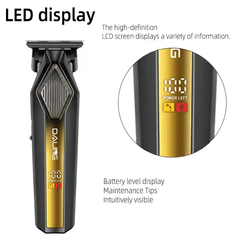 DALING DL-1900 Professional Cordless Hair Clipper for Men