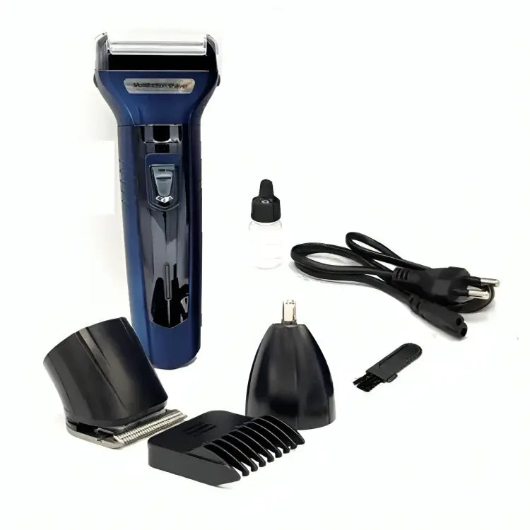 Kemei KM‑6331 3‑in‑1 Hair, Beard & Nose Trimmer – 6‑Month Warranty