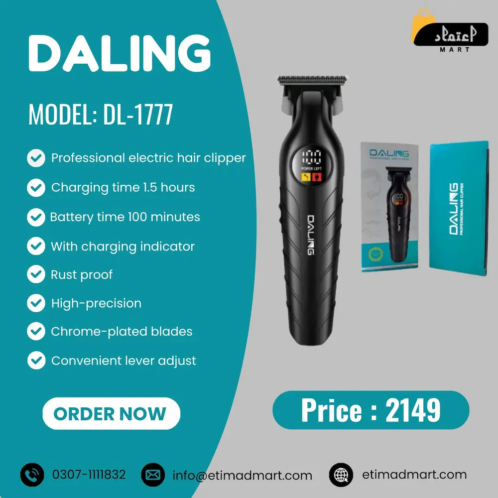 Daling 1777 Professional Hair Clipper & Beard Trimme
