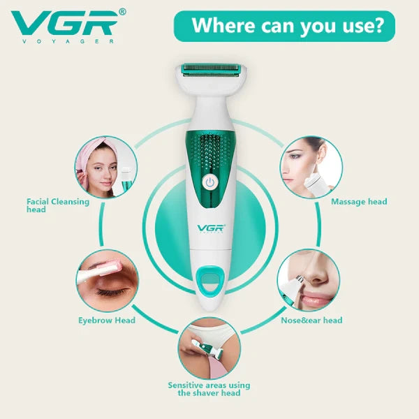 VGR V-720: The Ultimate 5-in-1 Grooming Products for Women