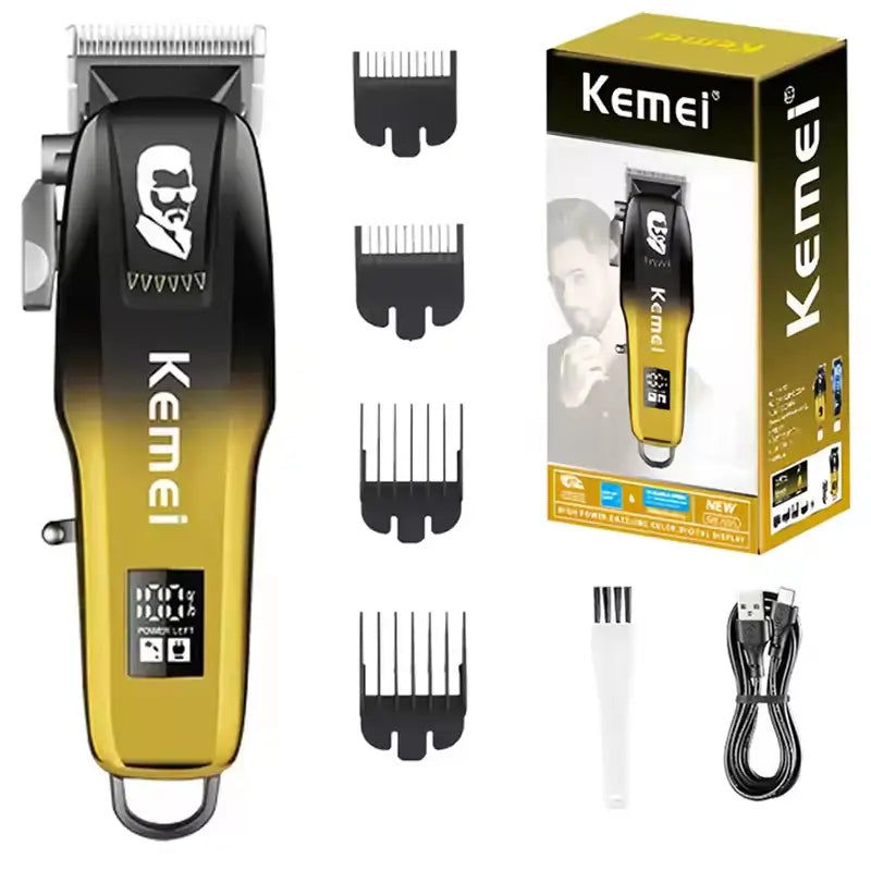 Kemei KM-PG709A Rechargeable Hair Clipper & Trimmer
