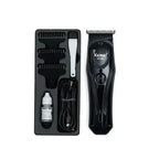 Kemei KM-593 Cordless Hair Trimmer – LED Display & Multi-Speed