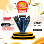 Original Kemei KM-6331 3 in 1 Grooming Kit