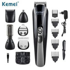 Kemei Km-600 11-In-1 Super Grooming Kit | Ideal for Home or Salon Use