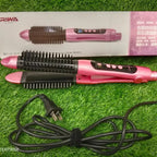 Riwa 8313 2-in-1 Brush Roller & Hair Straightener