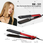 Kemei KM-531 Hair Straightener – Wet & Dry Use