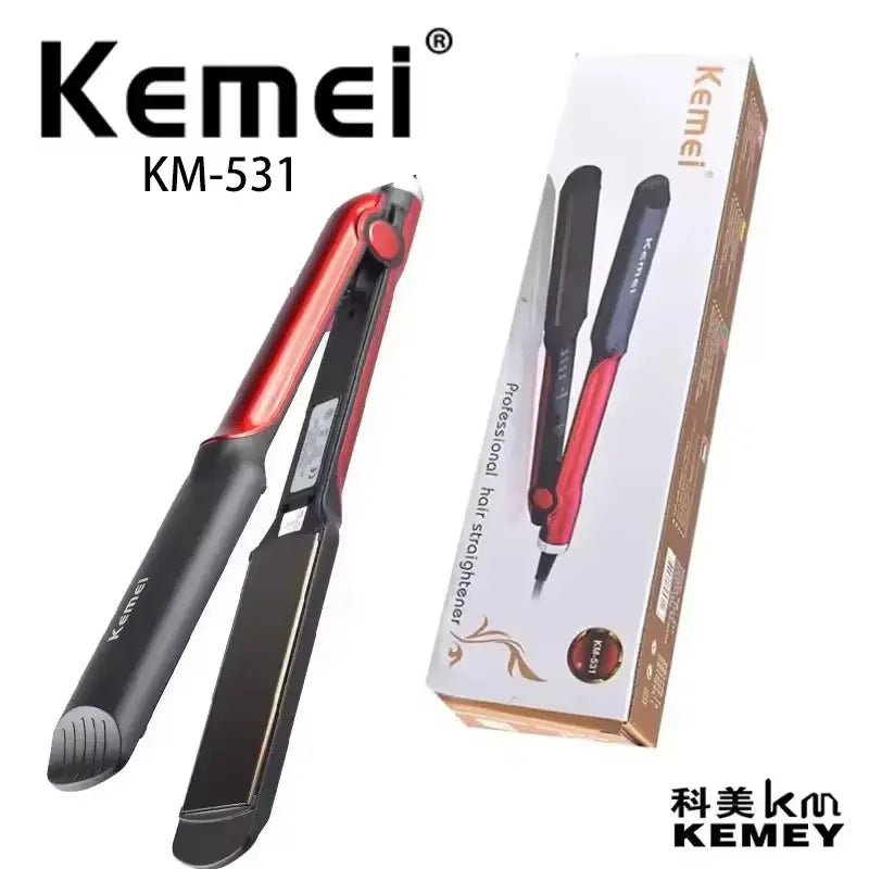 Kemei KM-531 Hair Straightener – Wet & Dry Use
