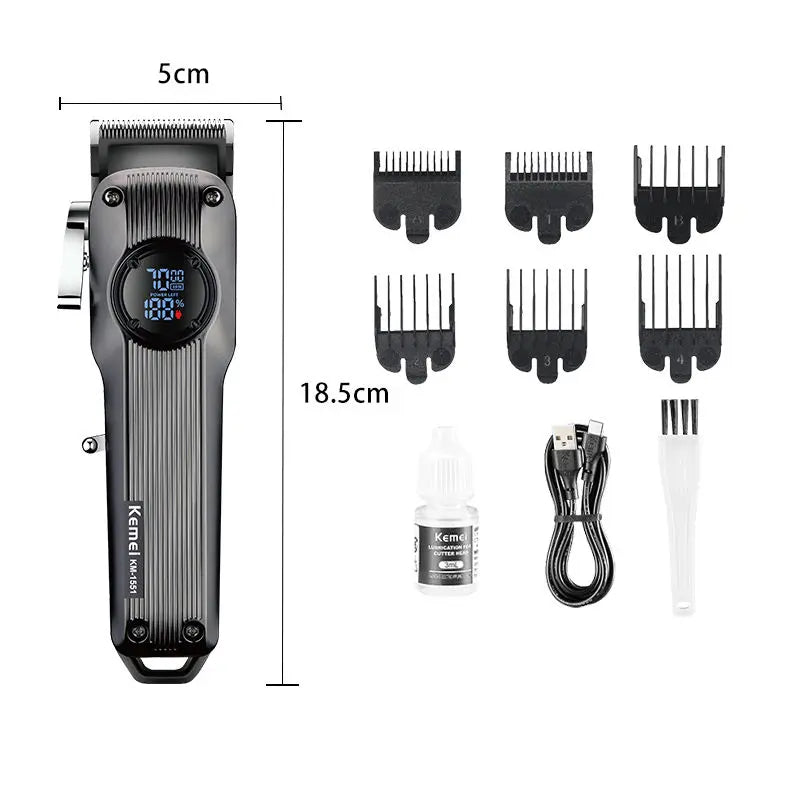 Kemei KM-1551 Beard & Hair Trimmer Clipper for Men