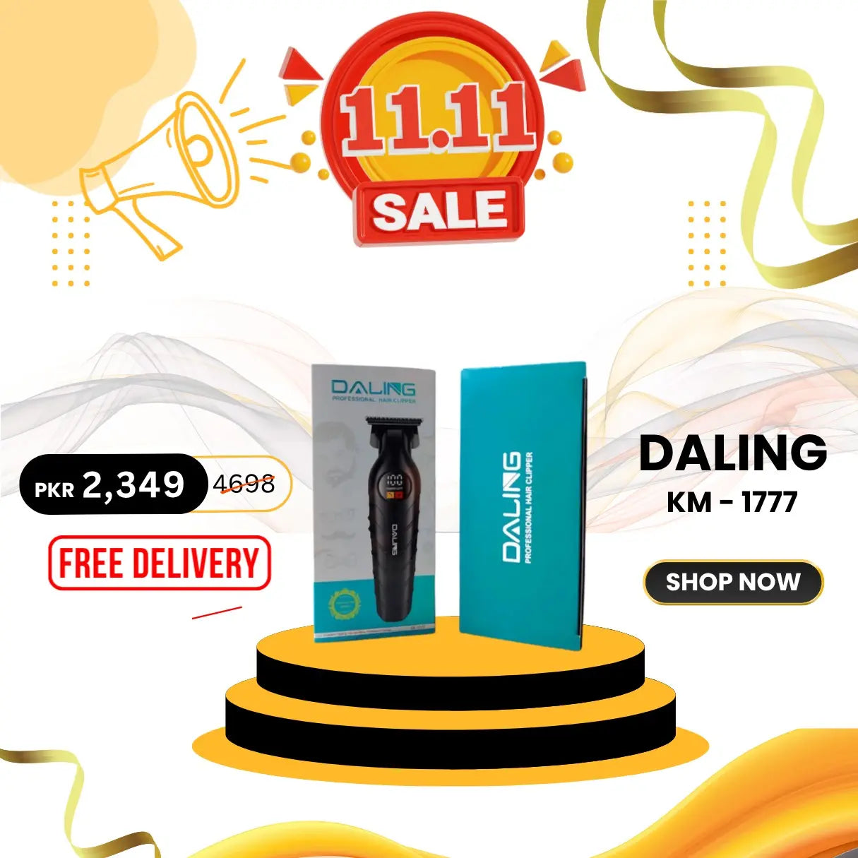 Daling 1777 Professional Hair Clipper & Beard Trimme