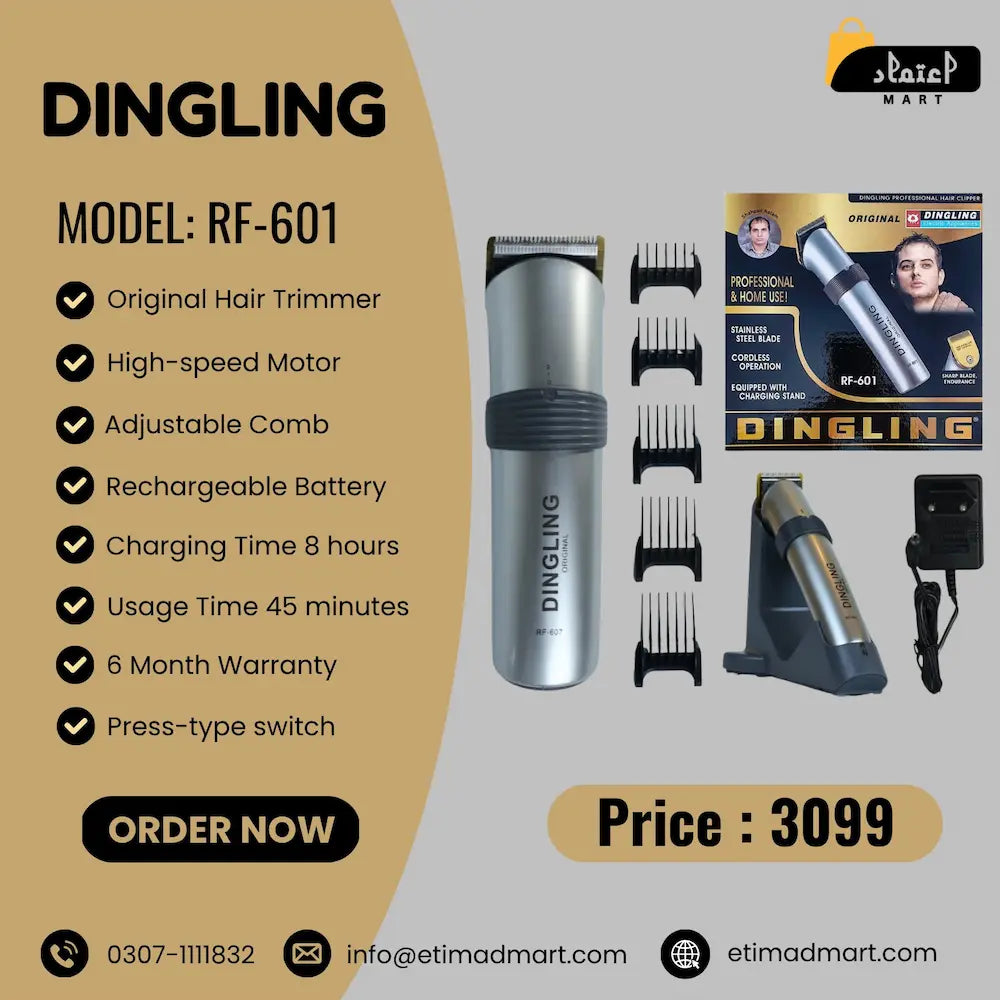DingLing RF 601 Original Hair & Beard Trimmer