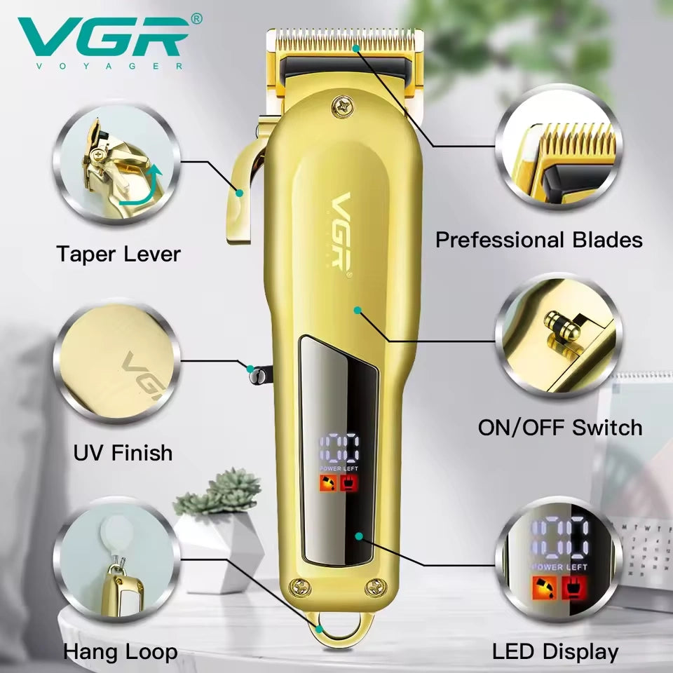 VGR V-278 Electric Hair Trimmer for Men : Beard Groomer