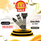 DALING DL-9267 3-in-1 Cordless Hair Trimmer & Shaver