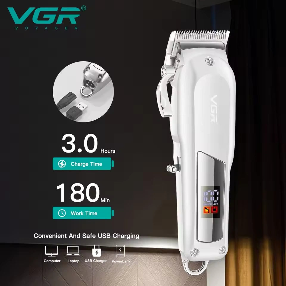 VGR V-278 Electric Hair Trimmer for Men : Beard Groomer